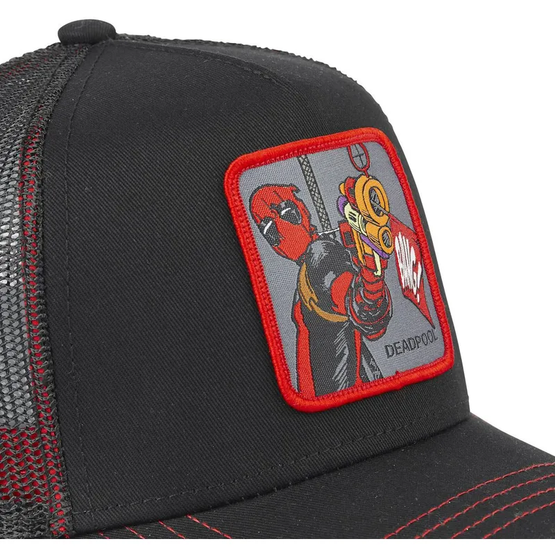 kasketter-buet-sort-snapback-deadpool-marvel-comics-af-capslab kasketter-buet-sort-snapback-deadpool-marvel-comics-af-capslab
