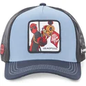 kasketter-buet-bla-snapback-deadpool-marvel-comics-af-capslab