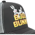 kasketter-buet-gra-snapback-bugs-bunny-looney-tunes-af-capslab