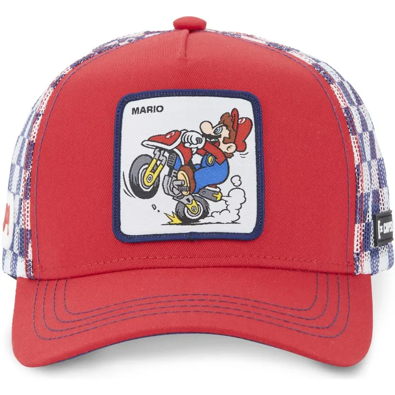 kasketter-buet-rod-snapback-mario-super-mario-bros-af-capslab
