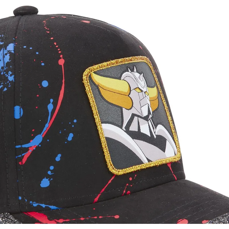 kasketter-buet-sort-justerbar-rem-robot-grendizer-robot-grendizer-af-capslab