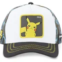 hvid-og-sort-trucker-kasket-pikachu-ele2-pokemon-fra-capslab