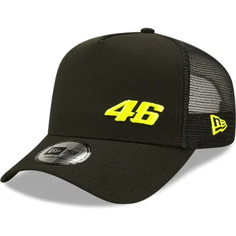 kasketter-buet-sort-snapback-a-frame-repreve-flawless-fra-valentino-rossi-vr46-motogp-af-new-era