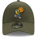 gron-justerbar-9forty-buet-kasket-med-piolin-looney-tunes-karakter-fra-new-era