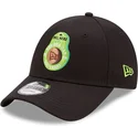 sort-justerbar-buet-kasket-aguacate-9forty-food-icon-fra-new-era