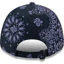 kasketter-buet-marinebla-justerbar-rem-9forty-paisley-print-fra-new-york-yankees-mlb-af-new-era