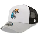 gra-og-sort-bugs-bunny-looney-tunes-a-frame-character-sports-trucker-kasket-fra-new-era