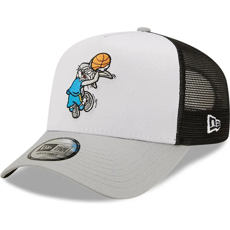 kasketter-buet-gra-snapback-a-frame-character-sports-fra-bugs-bunny-looney-tunes-af-new-era