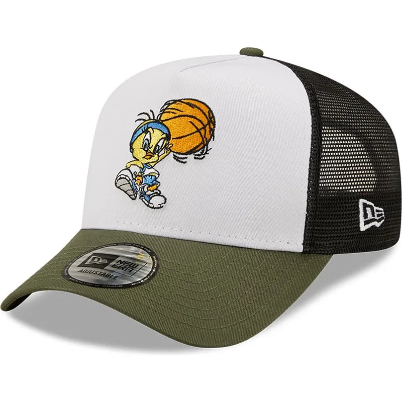kasketter-buet-hvid-snapback-a-frame-character-sports-fra-piolin-looney-tunes-af-new-era