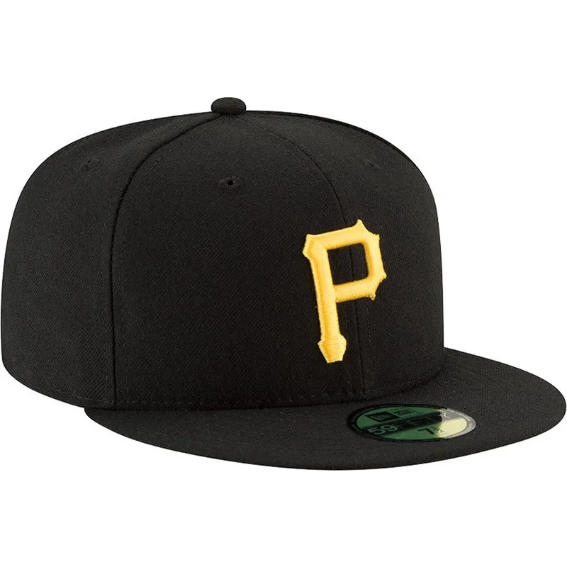 sort-fitted-59fifty-ac-perf-kasket-fra-pittsburgh-pirates-mlb-af-new-era