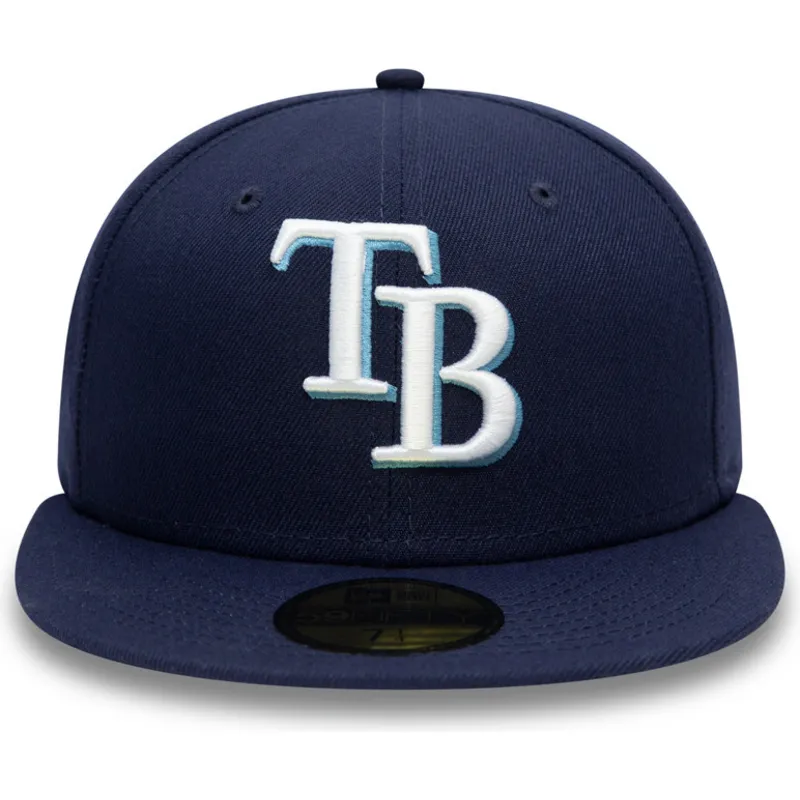 flad-marinebla-tilpasset-59fifty-ac-perf-kasket-fra-tampa-bay-rays-mlb-af-new-era