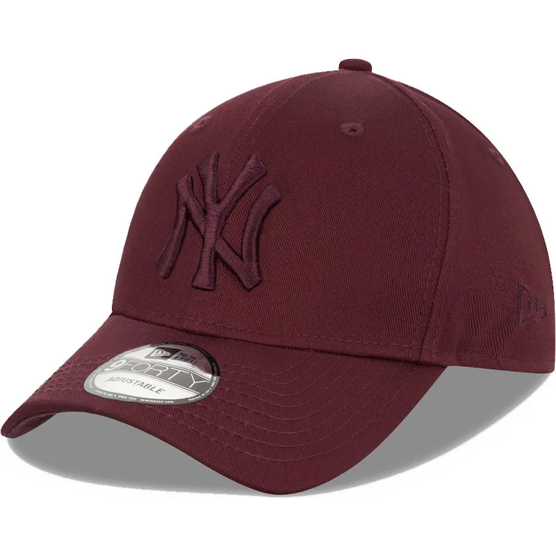 kasketter-buet-rod-snapback-granate-granate-9forty-league-essential-fra-new-york-yankees-mlb-af-new-era kasketter-buet-rod-snapback-granate-granate-9forty-league-essential-fra-new-york-yankees-mlb-af-new-era