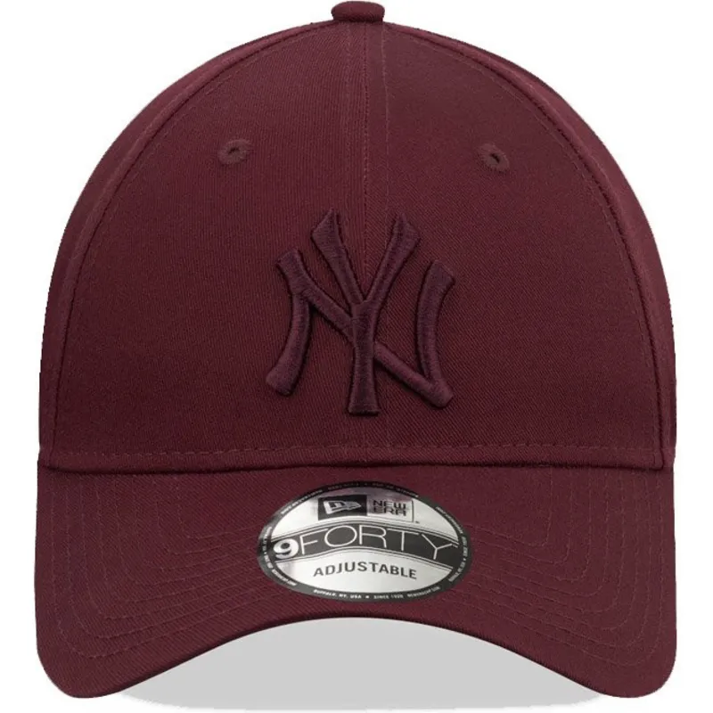 kasketter-buet-rod-snapback-granate-granate-9forty-league-essential-fra-new-york-yankees-mlb-af-new-era kasketter-buet-rod-snapback-granate-granate-9forty-league-essential-fra-new-york-yankees-mlb-af-new-era