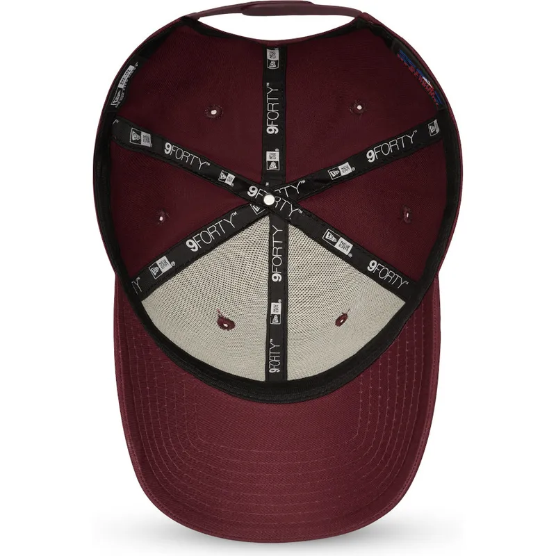 kasketter-buet-rod-snapback-granate-granate-9forty-league-essential-fra-new-york-yankees-mlb-af-new-era kasketter-buet-rod-snapback-granate-granate-9forty-league-essential-fra-new-york-yankees-mlb-af-new-era