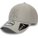 gra-justerbar-buet-kasket-med-grat-logo-9forty-diamond-era-af-new-york-yankees-mlb-fra-new-era