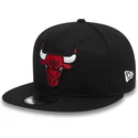 sort-flad-snapback-9fifty-kasket-fra-chicago-bulls-nba-af-new-era