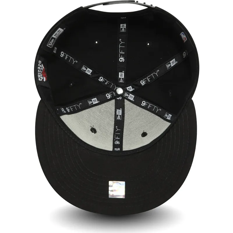 sort-flad-snapback-9fifty-kasket-fra-chicago-bulls-nba-af-new-era