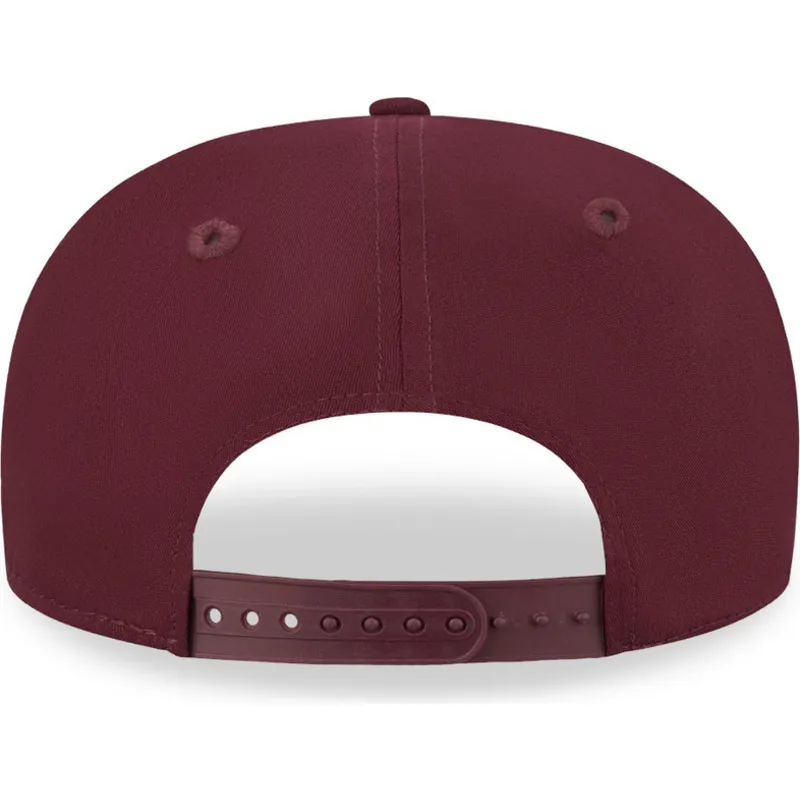 kasketter-buet-rod-snapback-granate-granate-9fifty-stretch-snap-fra-new-york-yankees-mlb-af-new-era
