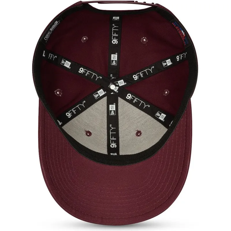 kasketter-buet-rod-snapback-granate-granate-9fifty-stretch-snap-fra-new-york-yankees-mlb-af-new-era