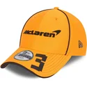 kasketter-buet-orange-snapback-til-barn-9forty-daniel-ricciardo-fra-mclaren-racing-formula-1-af-new-era