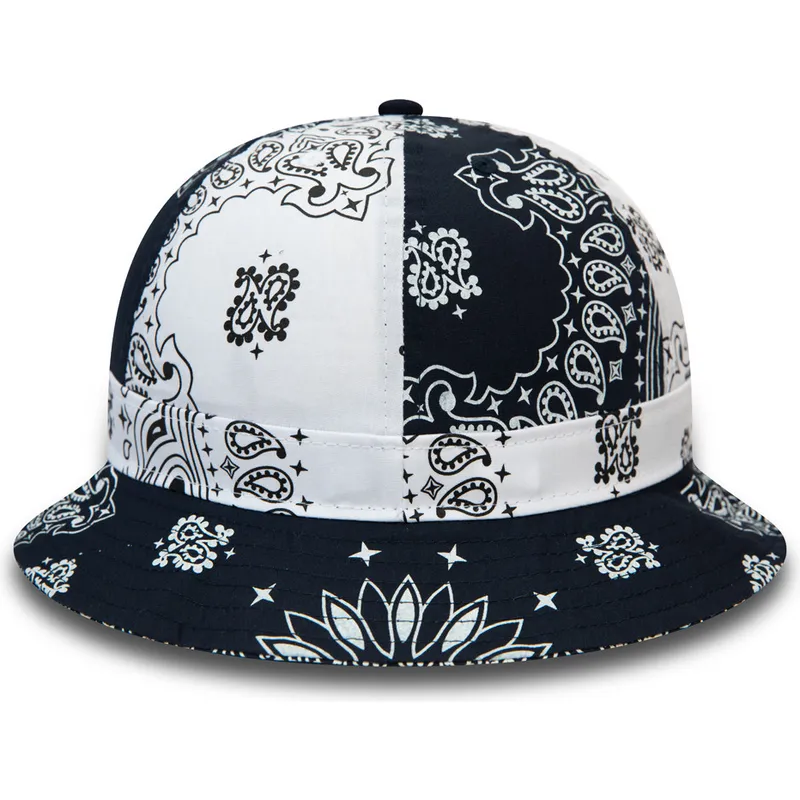 spande-marinebla-fra-bucket-azul-marino-paisley-explorer-af-new-era
