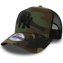 trucker-kasket-med-camouflage-til-dreng-a-frame-clean-fra-new-york-yankees-mlb-fra-new-era