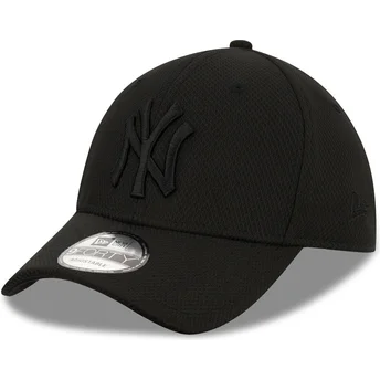 sort-buet-fitted-kasket-med-sort-logo-39thirty-diamond-era-fra-new-york-yankees-mlb-fra-new-era