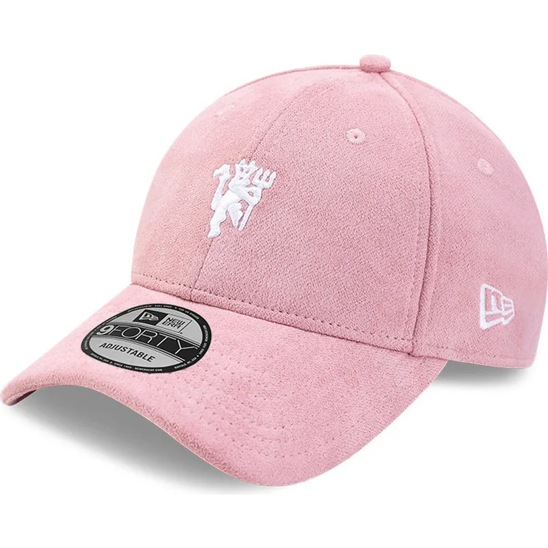 kasketter-buet-rosa-justerbar-rem-9forty-terry-cloth-fra-manchester-united-football-club-premier-league-af-new-era