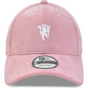 kasketter-buet-rosa-justerbar-rem-9forty-terry-cloth-fra-manchester-united-football-club-premier-league-af-new-era