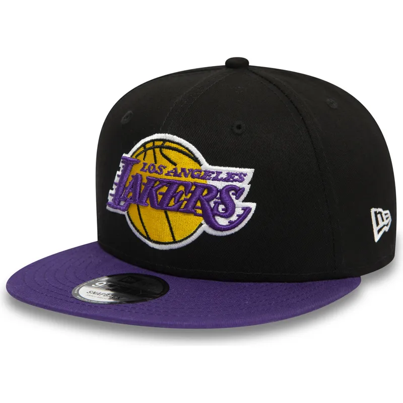 flad-sort-og-violet-snapback-9fifty-kasket-fra-los-angeles-lakers-nba-fra-new-era