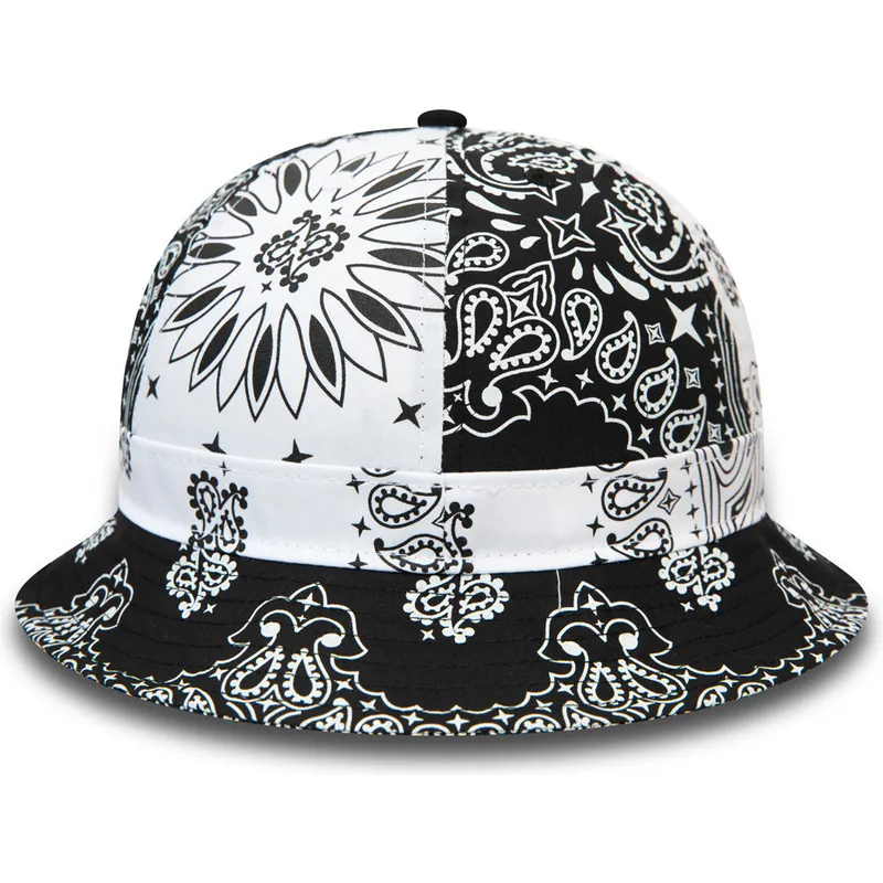spande-sort-fra-bucket-negro-y-blanco-paisley-explorer-af-new-era