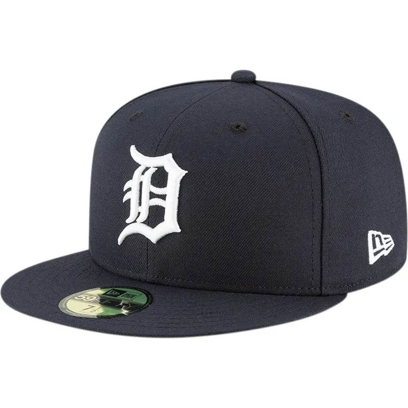 flad-marinebla-tilpasset-59fifty-ac-perf-kasket-fra-detroit-tigers-mlb-af-new-era