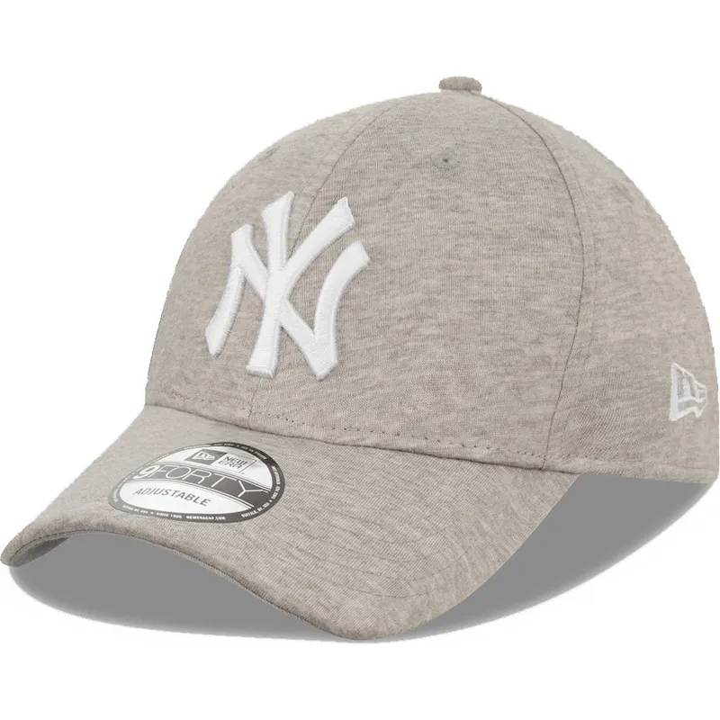 kasketter-buet-gra-justerbar-rem-9forty-jersey-fra-new-york-yankees-mlb-af-new-era