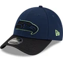 seattle-seahawks-nfl-new-era-9forty-stretch-snap-sideline-road-marinebla-og-sort-snapback-buet-kasket