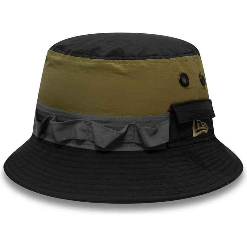 spande-sort-fra-bucket-negro-y-verde-panelled-adventure-af-new-era spande-sort-fra-bucket-negro-y-verde-panelled-adventure-af-new-era