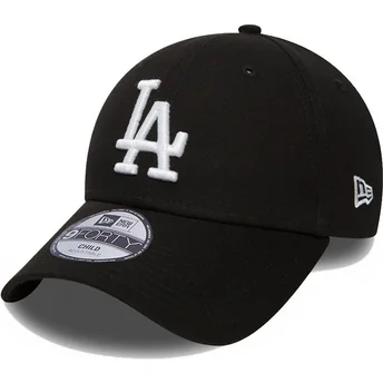 sort-justerbar-buet-kasket-til-born-9forty-league-essential-fra-los-angeles-dodgers-mlb-fra-new-era