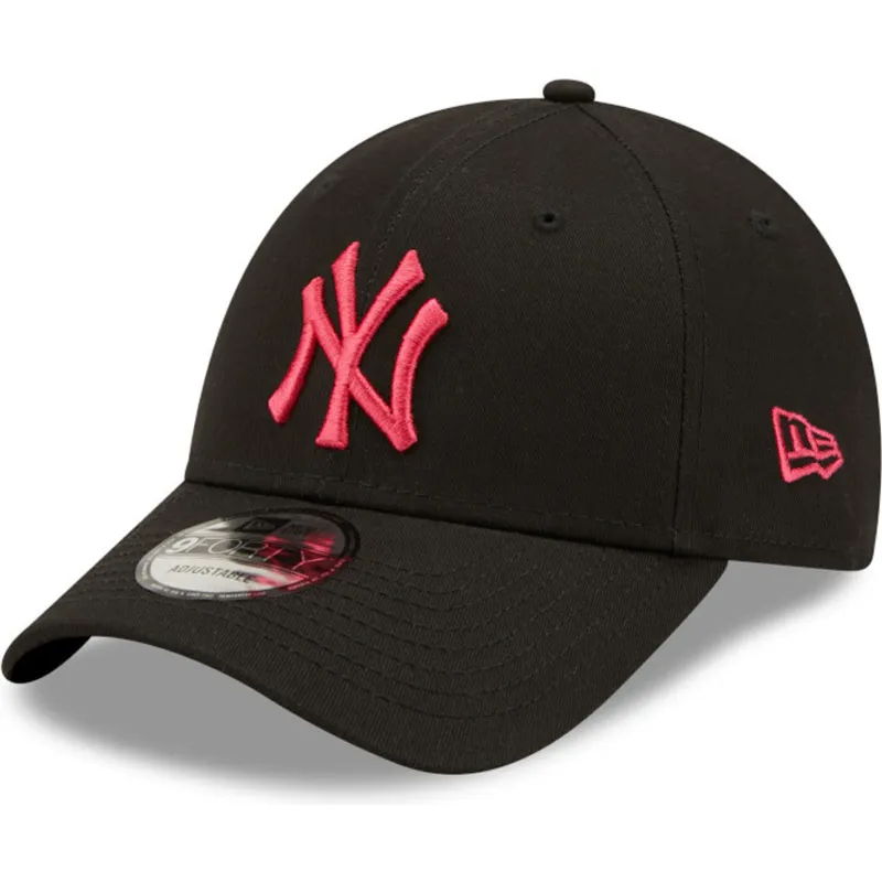 kasketter-buet-sort-snapback-rosa-9forty-black-base-fra-new-york-yankees-mlb-af-new-era