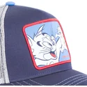 kasketter-buet-marinebla-snapback-tom-og-jerry-looney-tunes-af-capslab