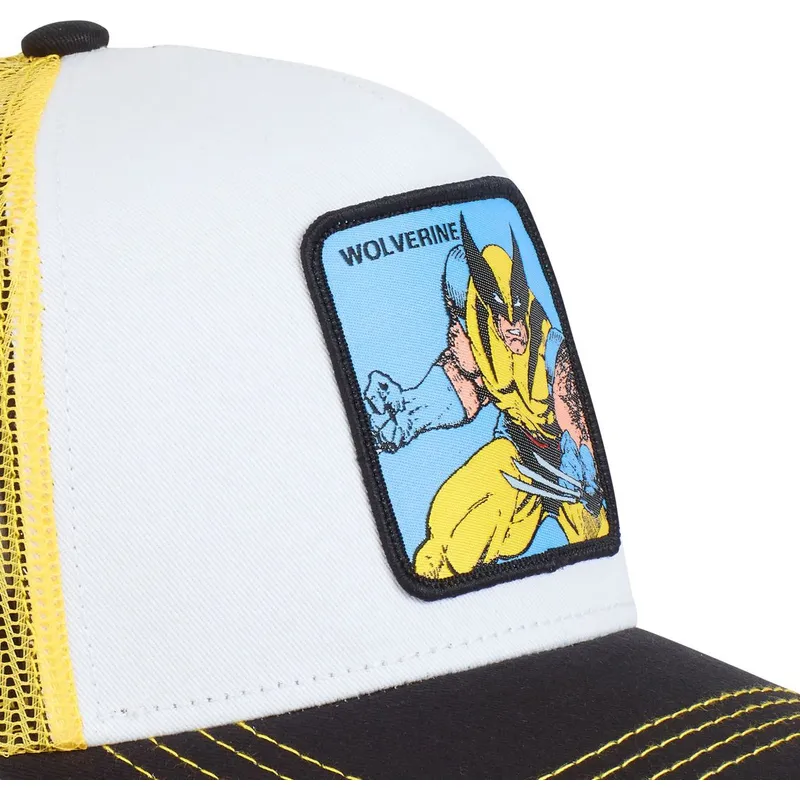 kasketter-buet-hvid-snapback-wolverine-marvel-comics-af-capslab