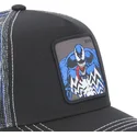 kasketter-buet-sort-snapback-venom-marvel-comics-af-capslab