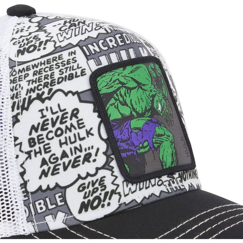 kasketter-buet-hvid-snapback-hulk-marvel-comics-af-capslab