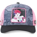 trucker-kasket-sort-og-pink-hisoka-morow-his2-hunter-x-hunter-fra-capslab