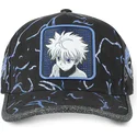 justerbar-sort-og-bla-buet-kasket-killua-zoldyck-tag-kir1-hunter-x-hunter-fra-capslab