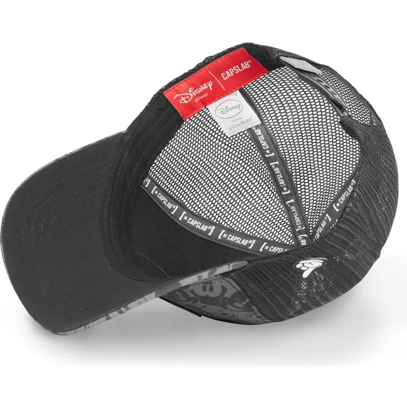 kasketter-buet-sort-snapback-mickey-mouse-disney-af-capslab kasketter-buet-sort-snapback-mickey-mouse-disney-af-capslab