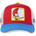 capslab-pec1-rod-hvid-og-bla-pajaro-loco-trucker-kasket