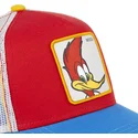 capslab-pec1-rod-hvid-og-bla-pajaro-loco-trucker-kasket