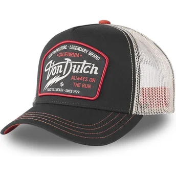 Kasketter buet sort snapback THU af Von Dutch