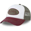 von-dutch-sum-sum-hvid-gron-og-rod-trucker-kasket