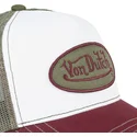 von-dutch-sum-sum-hvid-gron-og-rod-trucker-kasket
