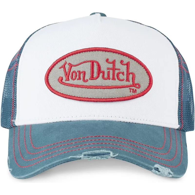 hvid-og-bla-trucker-kasket-sum-con-fra-von-dutch
